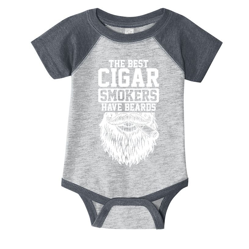 The Best Cigar Smokers Have Beards Cigar Smoker Infant Baby Jersey Bodysuit