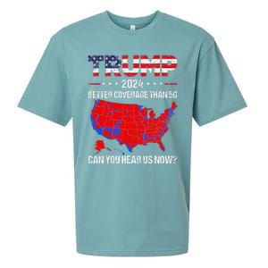 Trump Better Coverage Than 5g Can You Hear Us Now Sweater Sueded Cloud Jersey T-Shirt