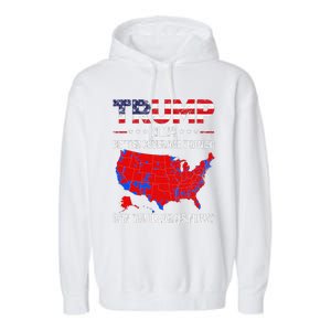 Trump Better Coverage Than 5g Can You Hear Us Now Sweater Garment-Dyed Fleece Hoodie