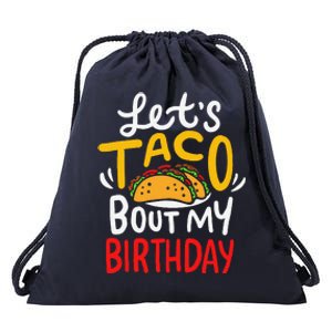 Taco Birthday Cinco De Mayo Gift Drawstring Bag