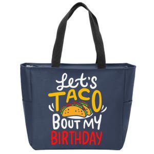 Taco Birthday Cinco De Mayo Gift Zip Tote Bag