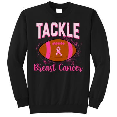 Tackle Breast Cancer Awareness Football Sweatshirt