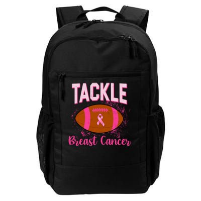 Tackle Breast Cancer Awareness Football Daily Commute Backpack