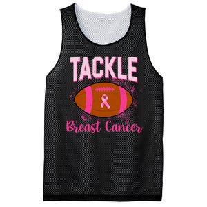 Tackle Breast Cancer Awareness Football Mesh Reversible Basketball Jersey Tank