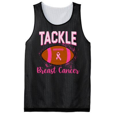 Tackle Breast Cancer Awareness Football Mesh Reversible Basketball Jersey Tank