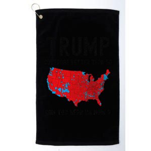 Trump Better Coverage Than 5g Funny American Map Election Platinum Collection Golf Towel