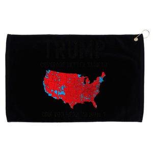 Trump Better Coverage Than 5g Funny American Map Election Grommeted Golf Towel