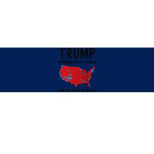 Trump Better Coverage Than 5g Funny American Map Election Bumper Sticker