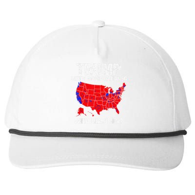 Trump Better Coverage Than 5g Can You Hear Us Now On Back Snapback Five-Panel Rope Hat