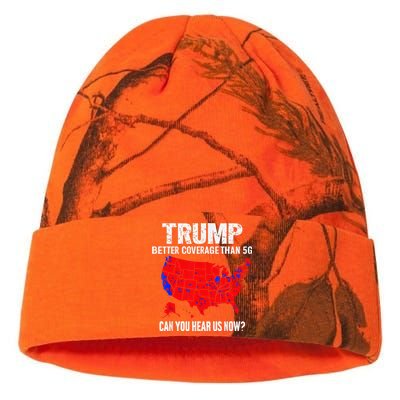 Trump Better Coverage Than 5g Can You Hear Us Now On Back Kati Licensed 12" Camo Beanie