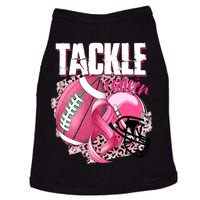 Tackle Breast Cancer Awareness Pink Ribbon Football Boy Doggie Tank