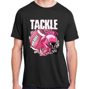 Tackle Breast Cancer Awareness Pink Ribbon Football Boy Adult ChromaSoft Performance T-Shirt