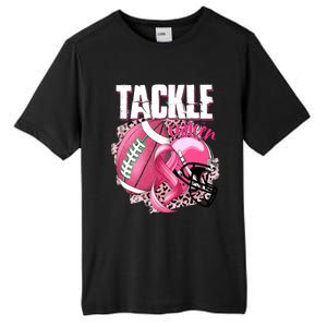 Tackle Breast Cancer Awareness Pink Ribbon Football Boy Tall Fusion ChromaSoft Performance T-Shirt