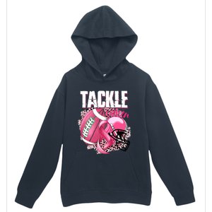 Tackle Breast Cancer Awareness Pink Ribbon Football Boy Urban Pullover Hoodie