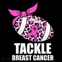 Tackle Breast Cancer Pink Leopard Football Performance Shirt
