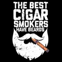 The Best Cigar Smokers Have Beards Cigar Bearded Dad Cooling Performance Crew T-Shirt