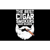 The Best Cigar Smokers Have Beards Cigar Bearded Dad Bumper Sticker