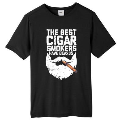 The Best Cigar Smokers Have Beards Cigar Bearded Dad Tall Fusion ChromaSoft Performance T-Shirt