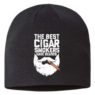 The Best Cigar Smokers Have Beards Cigar Bearded Dad Sustainable Beanie