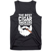 The Best Cigar Smokers Have Beards Cigar Bearded Dad Tank Top