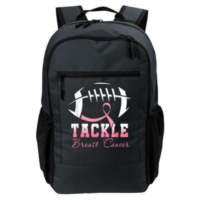 Tackle Breast Cancer Awareness Football Pink Ribbon Boys Daily Commute Backpack