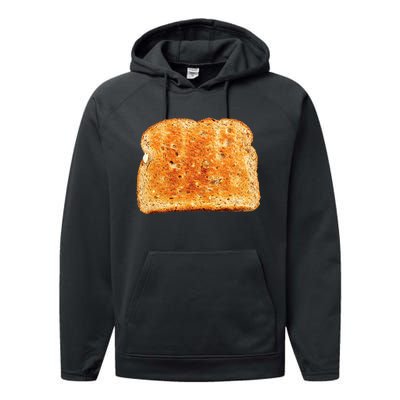 Toast Bread Costume Funny Performance Fleece Hoodie