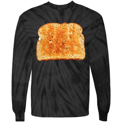 Toast Bread Costume Funny Tie-Dye Long Sleeve Shirt