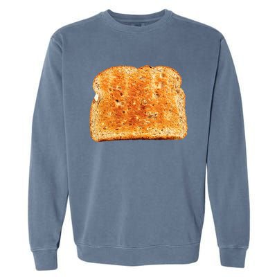 Toast Bread Costume Funny Garment-Dyed Sweatshirt