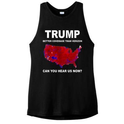 Trump Better Coverage Politics Ladies PosiCharge Tri-Blend Wicking Tank