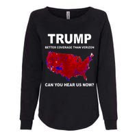 Trump Better Coverage Politics Womens California Wash Sweatshirt