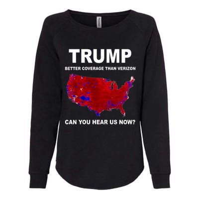 Trump Better Coverage Politics Womens California Wash Sweatshirt