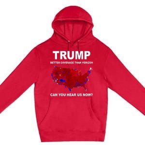 Trump Better Coverage Politics Premium Pullover Hoodie