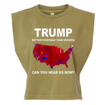 Trump Better Coverage Politics Garment-Dyed Women's Muscle Tee