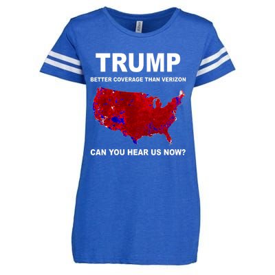 Trump Better Coverage Politics Enza Ladies Jersey Football T-Shirt