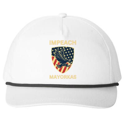 Texas Border Crisis Impeach Mayorkas Snapback Five-Panel Rope Hat