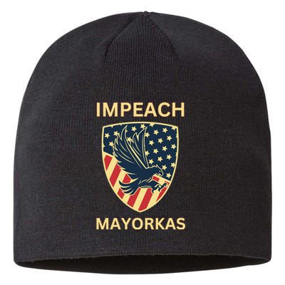 Texas Border Crisis Impeach Mayorkas Sustainable Beanie