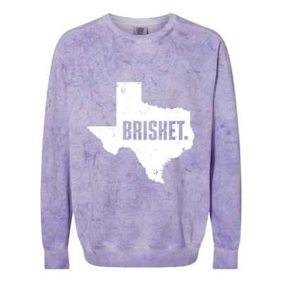 Texas Brisket Cute Grilled Bbq Brisket Gift Colorblast Crewneck Sweatshirt