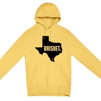 Texas Brisket Cute Grilled Bbq Brisket Gift Premium Pullover Hoodie