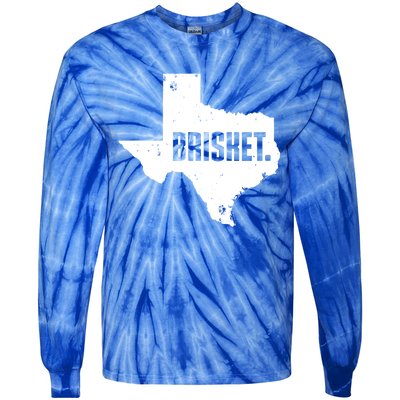 Texas Brisket Cute Grilled Bbq Brisket Gift Tie-Dye Long Sleeve Shirt