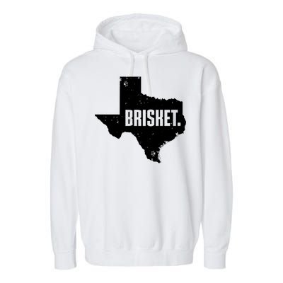 Texas Brisket Cute Grilled Bbq Brisket Gift Garment-Dyed Fleece Hoodie