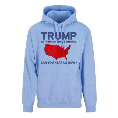 Trump Better Coverage Than 5g Can You Hear Us Now 2024 Unisex Surf Hoodie