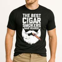 The Best Cigar Smokers Have Beards Cigar Bearded Dad Cooling Performance Crew T-Shirt