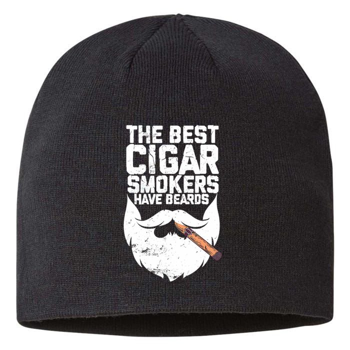 The Best Cigar Smokers Have Beards Cigar Bearded Dad Sustainable Beanie