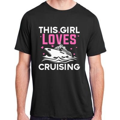 Travel Best Cruising Art Cruise Lover Cruise Adult ChromaSoft Performance T-Shirt