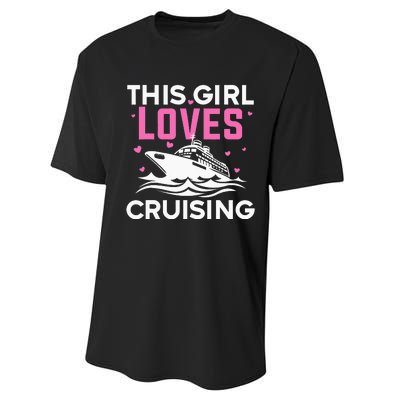 Travel Best Cruising Art Cruise Lover Cruise Performance Sprint T-Shirt