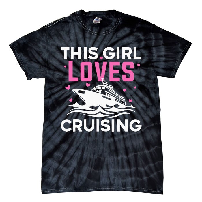 Travel Best Cruising Art Cruise Lover Cruise Tie-Dye T-Shirt