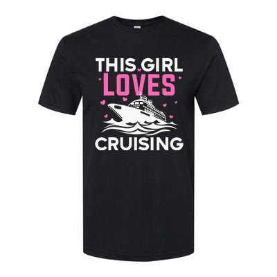 Travel Best Cruising Art Cruise Lover Cruise Softstyle® CVC T-Shirt