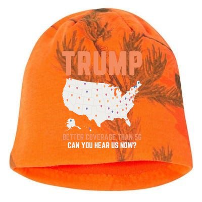 Trump Better Coverage Than 5g Can You Hear Us Now Kati - Camo Knit Beanie