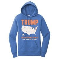 Trump Better Coverage Than 5g Can You Hear Us Now Women's Pullover Hoodie