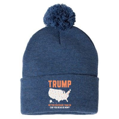 Trump Better Coverage Than 5g Can You Hear Us Now Pom Pom 12in Knit Beanie